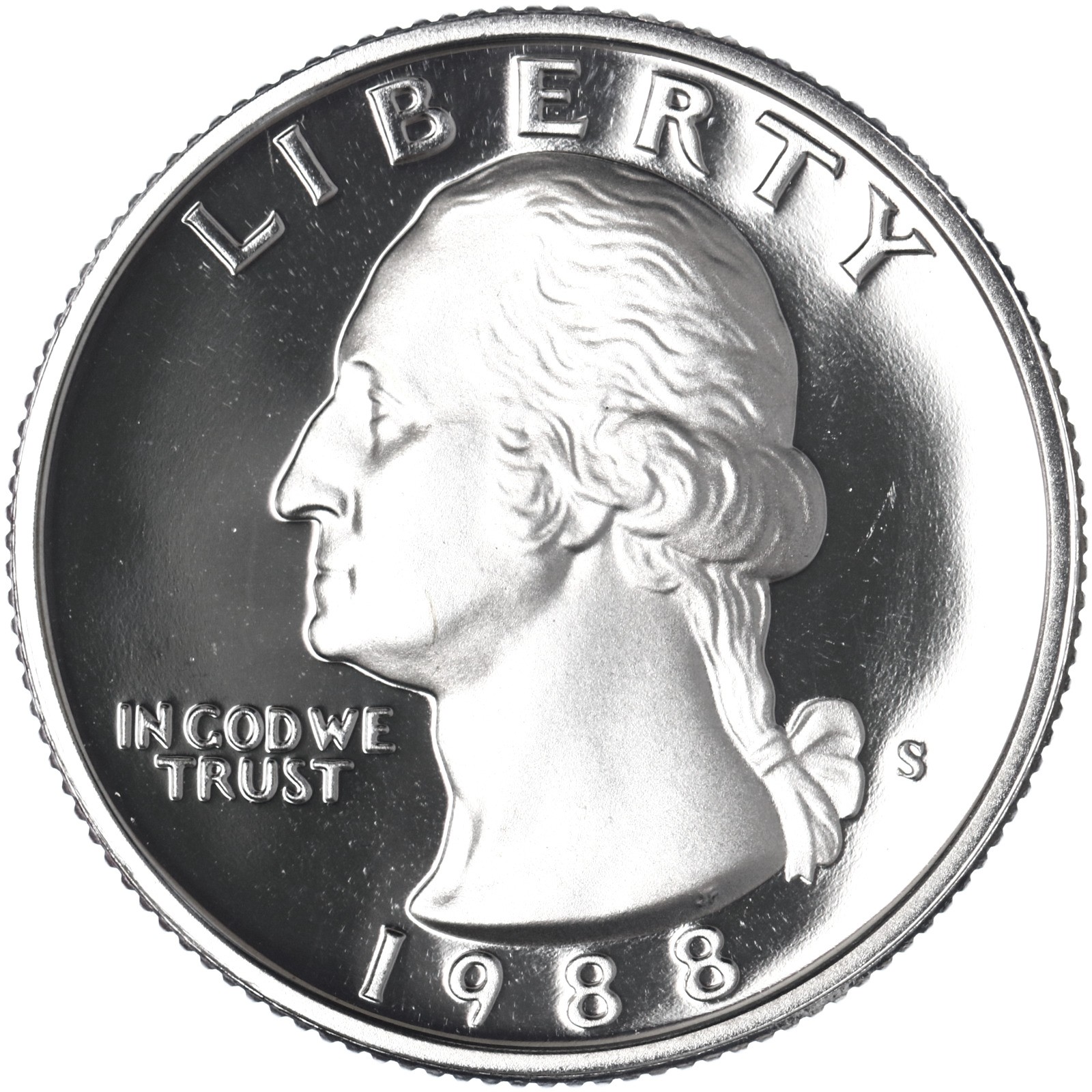 1988 S Washington Quarter Gem DCam Proof CN-Clad