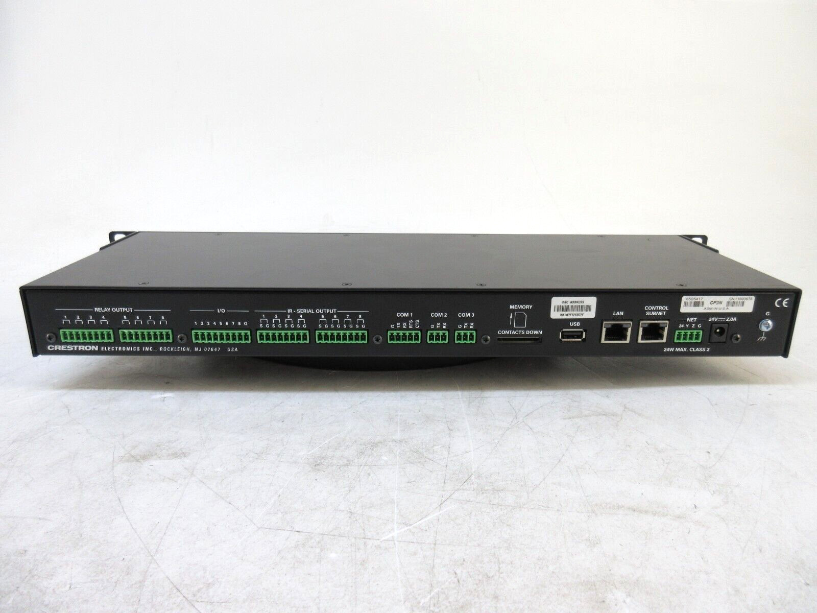 Crestron CP3 6504877 3-Series Advanced Programming IP Control Processor System