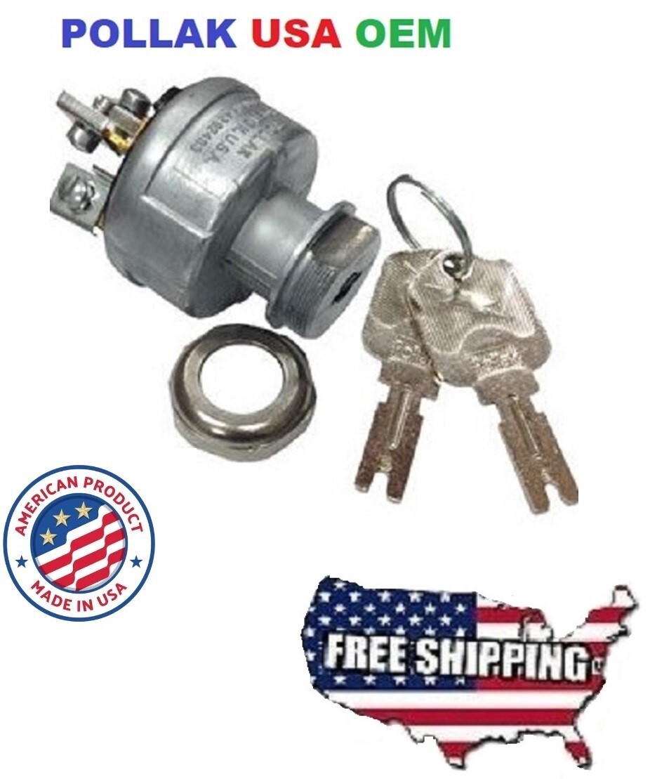 HYSTER FORKLIFT IGNITION SWITCH 272041 UNIVERSAL IGNITION SWITCH MADE IN USA