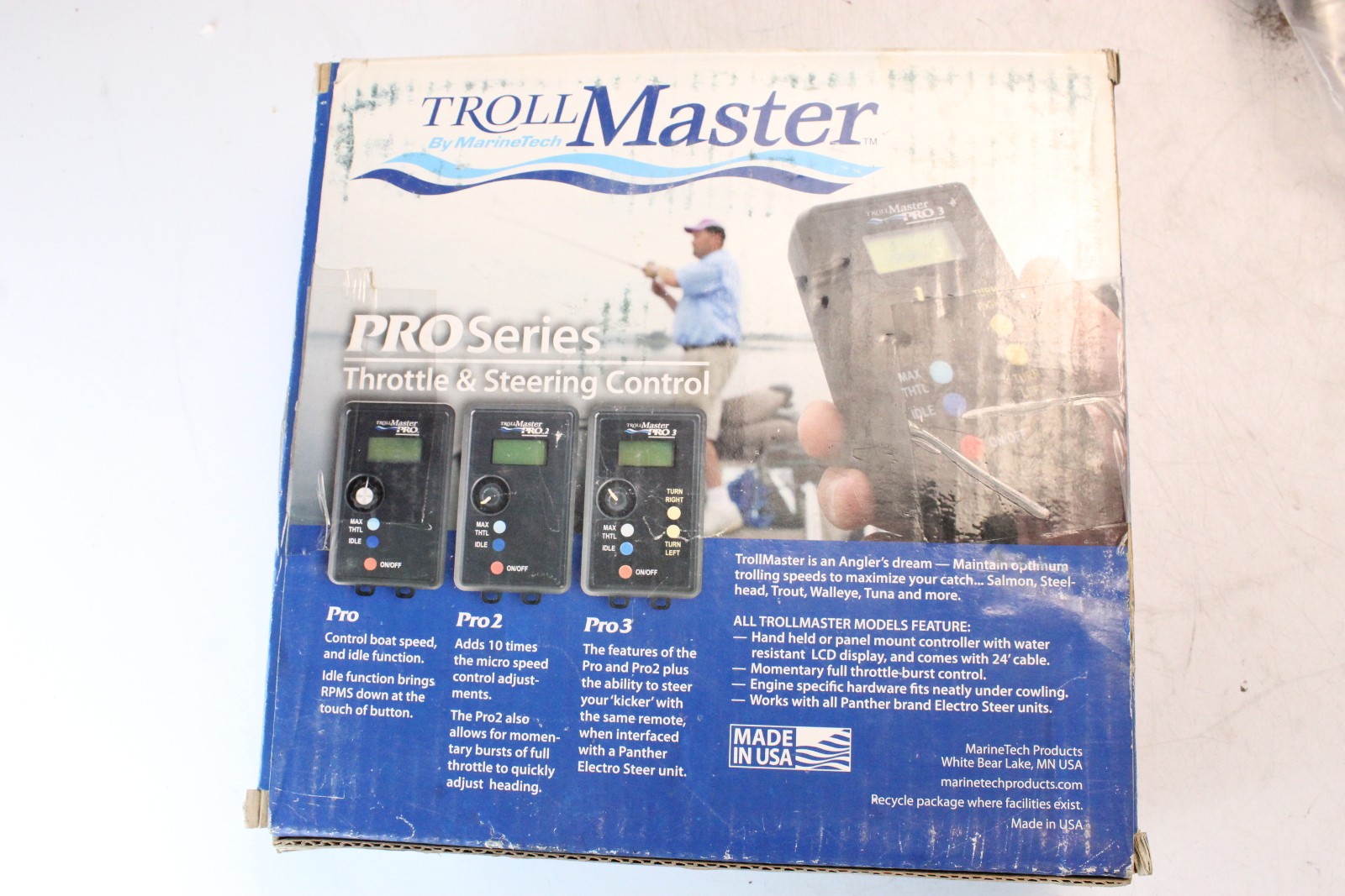 NEW! MarineTech 2011 2012 & UP TrollMaster Throttle & Steering Control 15 20 HP