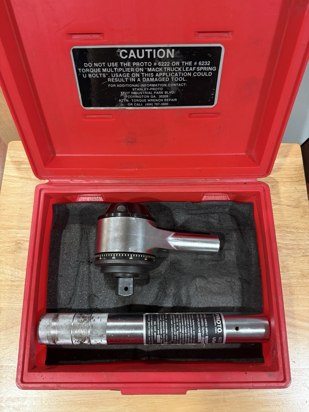 PROTO J6222 2,200 FOOT POUND TORQUE MULTIPLIER USED