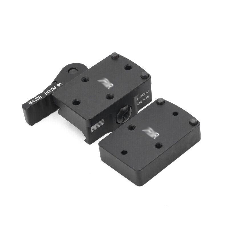 Fits DOC/RMR QD Mount Mini Red Dot Sight Auto Lock Riser Plate Picatinny