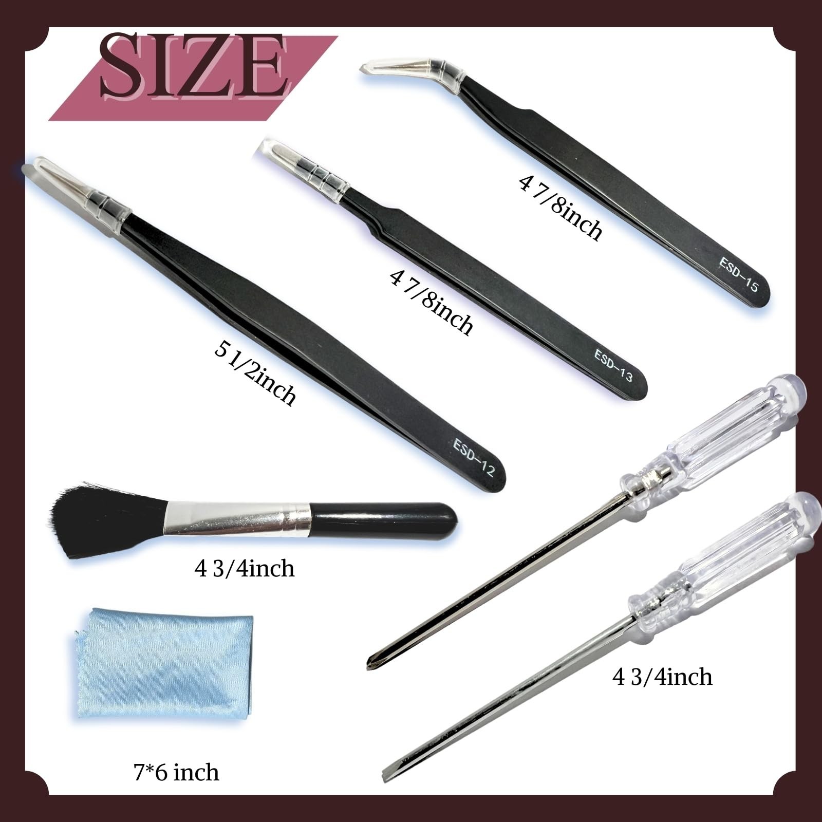 Gundam Model Tool Kit, 28pcs Adult Hobby Tools Set, Modeler Basic Tools Craft...