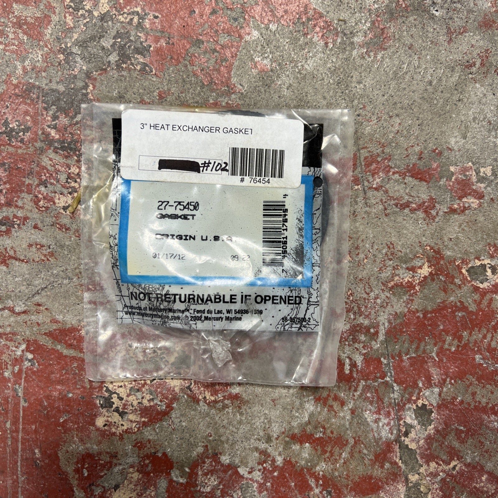 3” Heat Exchanger Gasket #102
