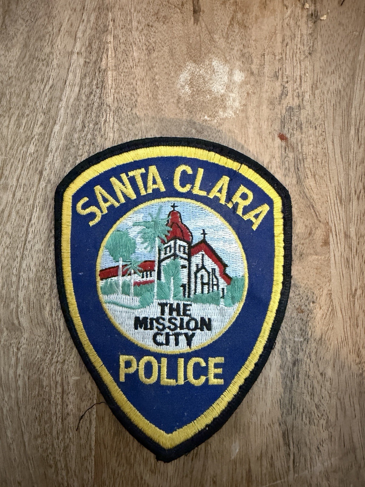 SANTA CLARA CALIFORNIA POLICE PATCH- THE MISSION CITY