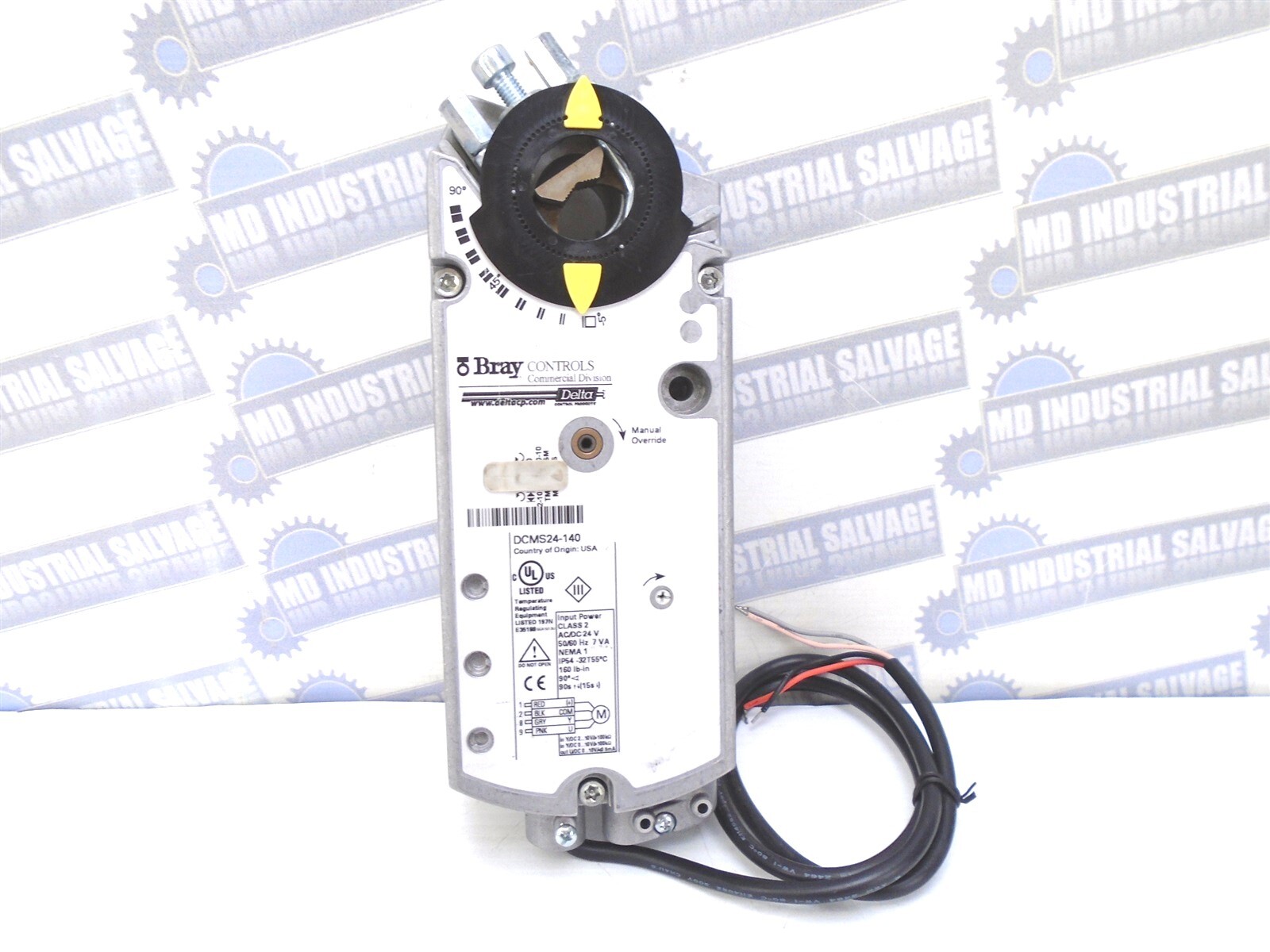 BRAY - DCMS24-140 - DAMPER & VALVE ACTUATOR - 24VAC/DC 140lb. 90° Spring Return
