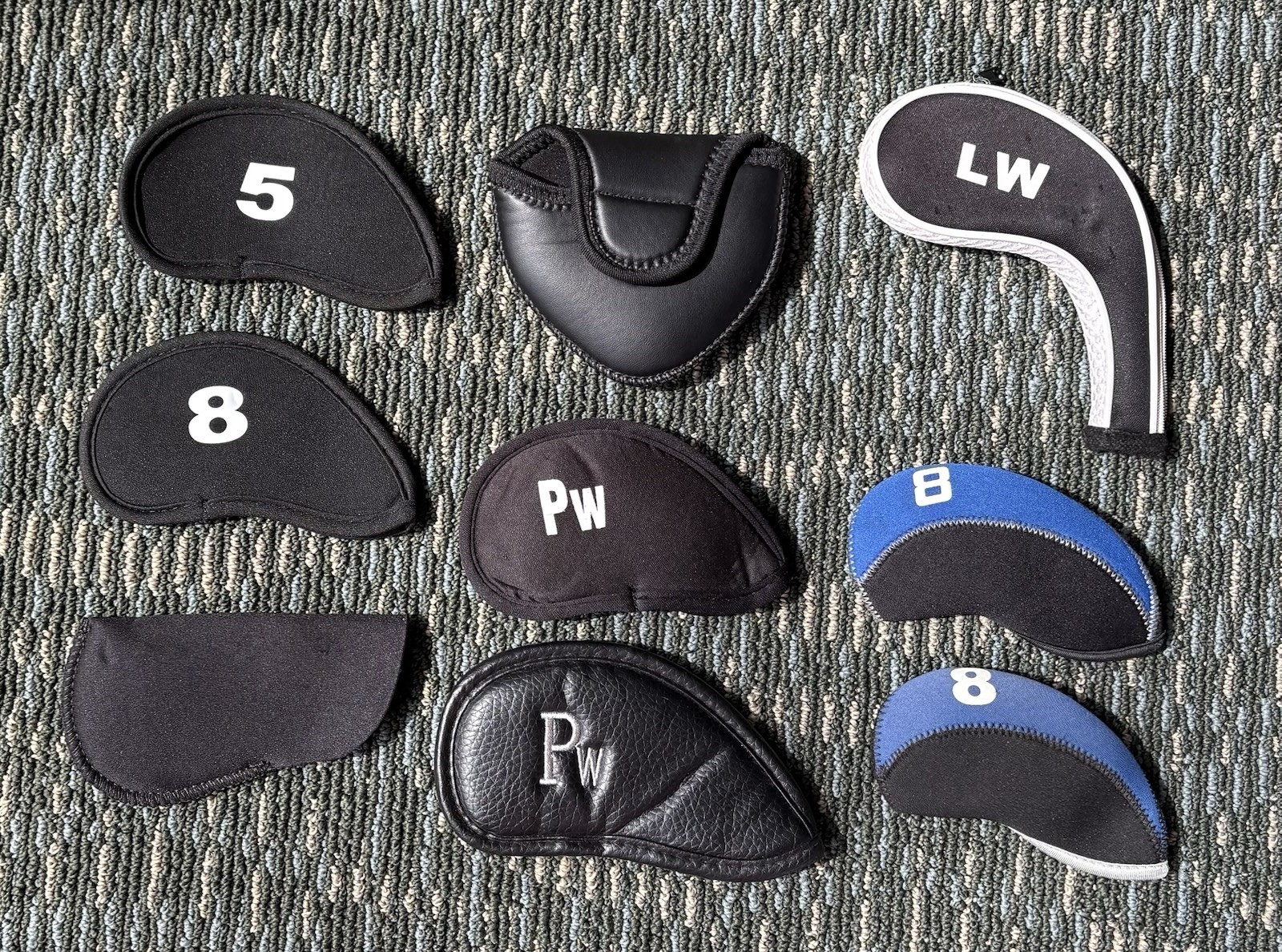 Lot Of Variety Club Covers. Synthetic Material And Leather