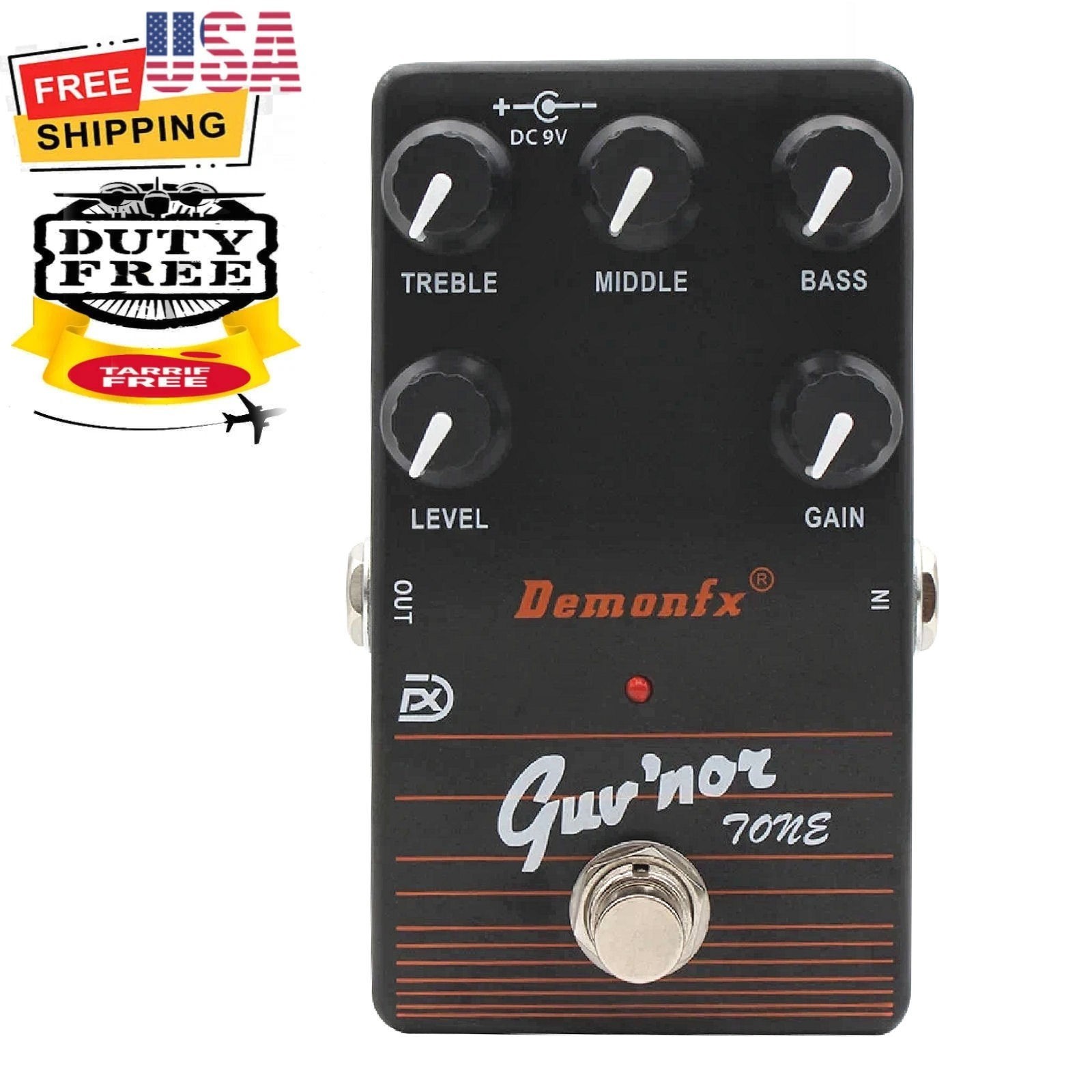 Demonfx Guvnor-the voice of the original analog M-shall Guv'nor overdrive pedal