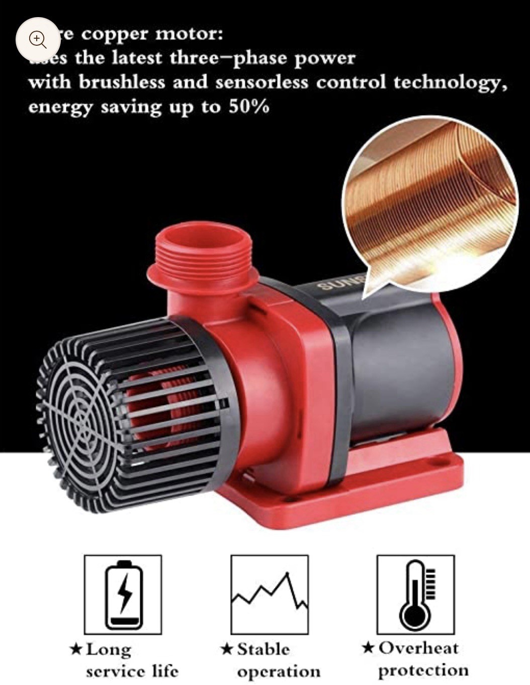Sunsun JDP 6000 Controllable DC Variable Water Pump