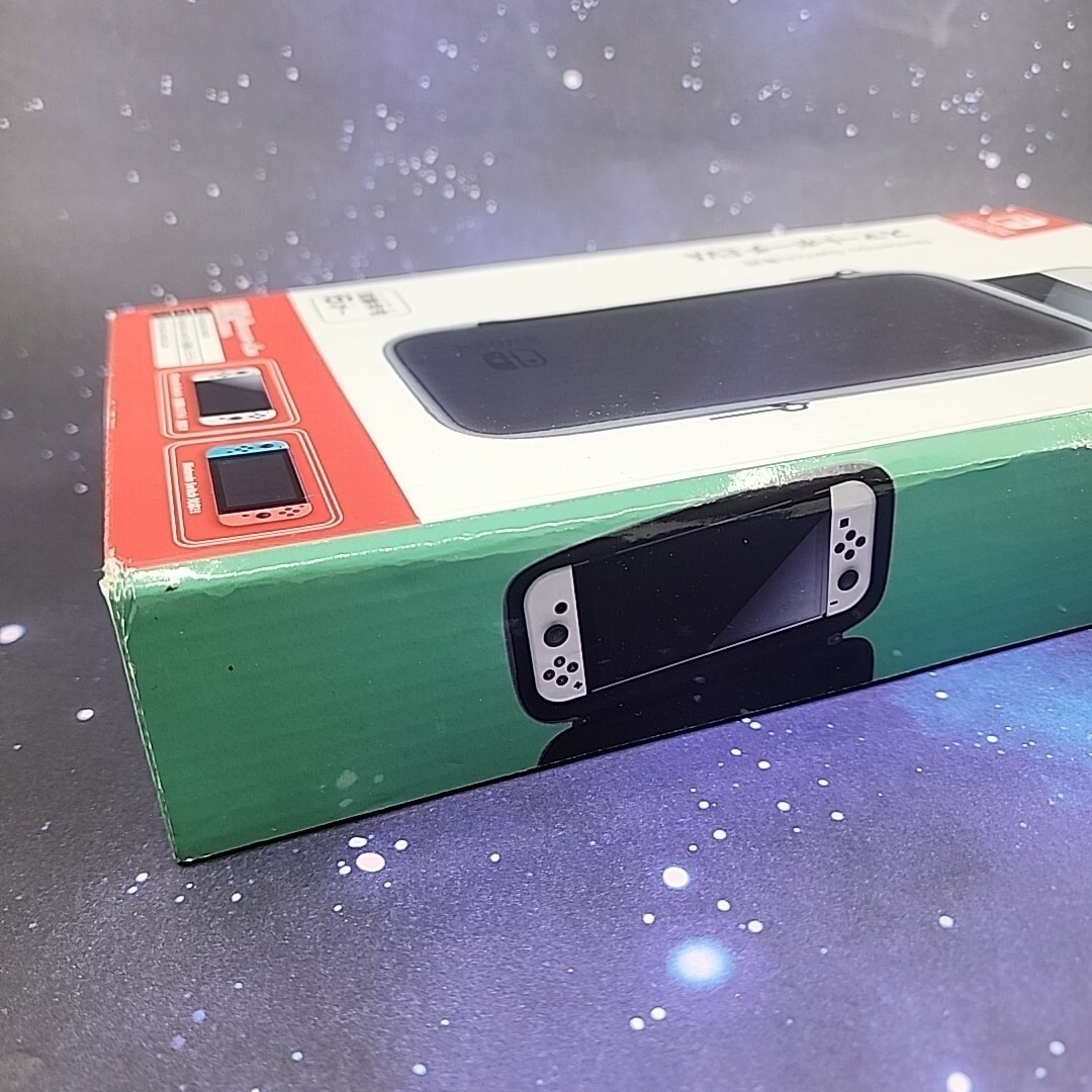 Nintendo Switch [OLED] Max Games EVA Black & Gray Protective Carrying Case
