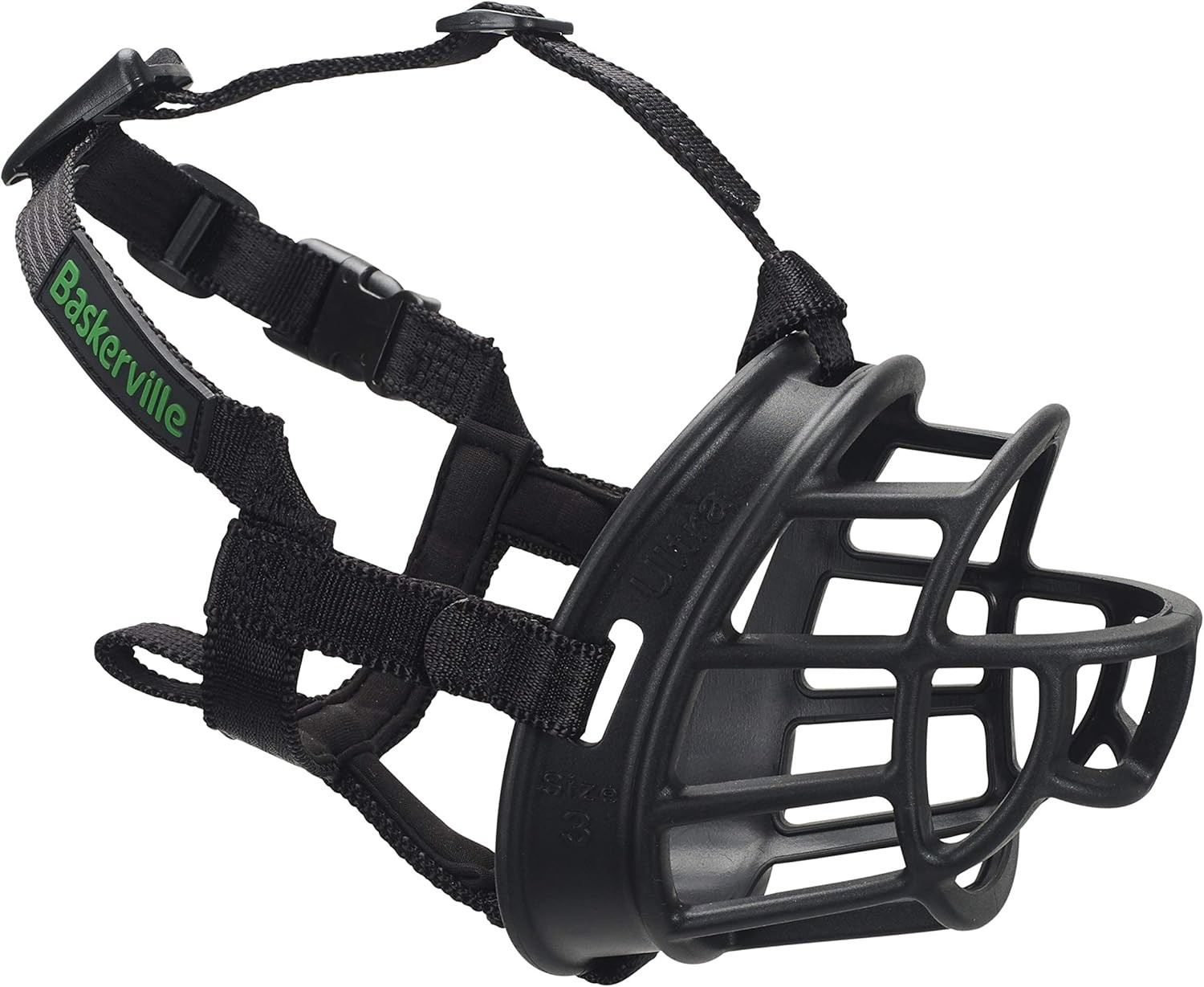 ULTRA Muzzle Patented Humane Design Breathable Dog can Pant & Drink Adjustable