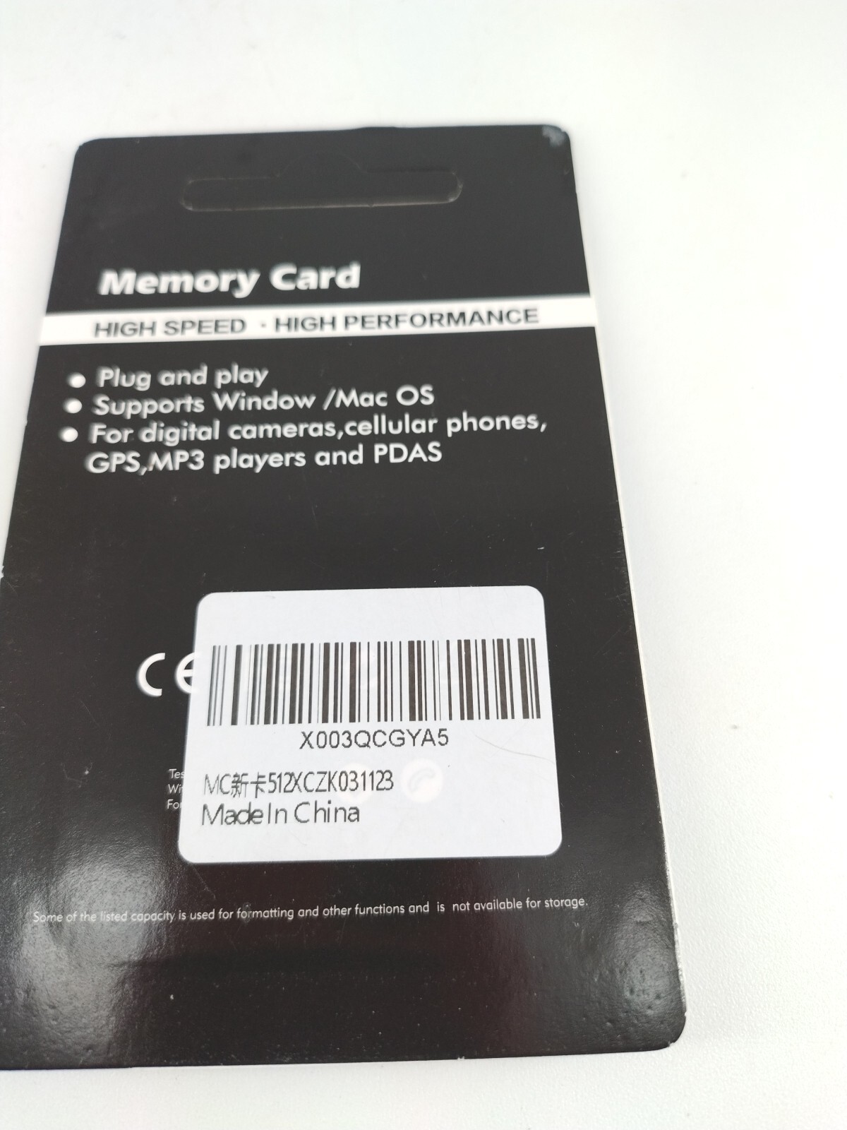 Moric 512GB Memory Card High Speed Supports Windows Mac OS Mobile - New Sealed