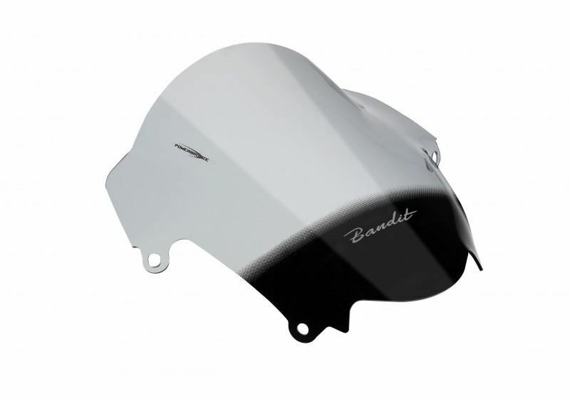 Suzuki GSF1250 S Bandit 07-2016 Airflow Dark Tint DOUBLE BUBBLE SCREEN Powerbron