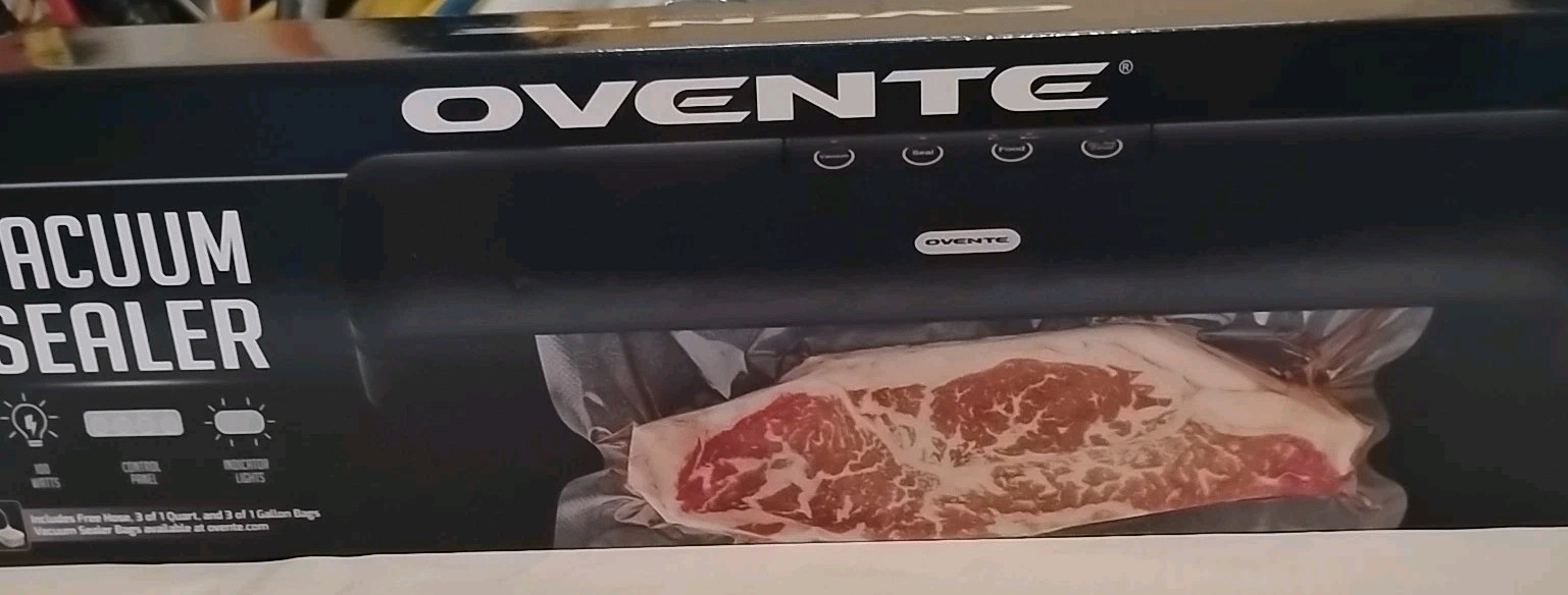 Ovente Automatic Vacuum Sealer Machine with Sealing Bags, Airtight SV2906B