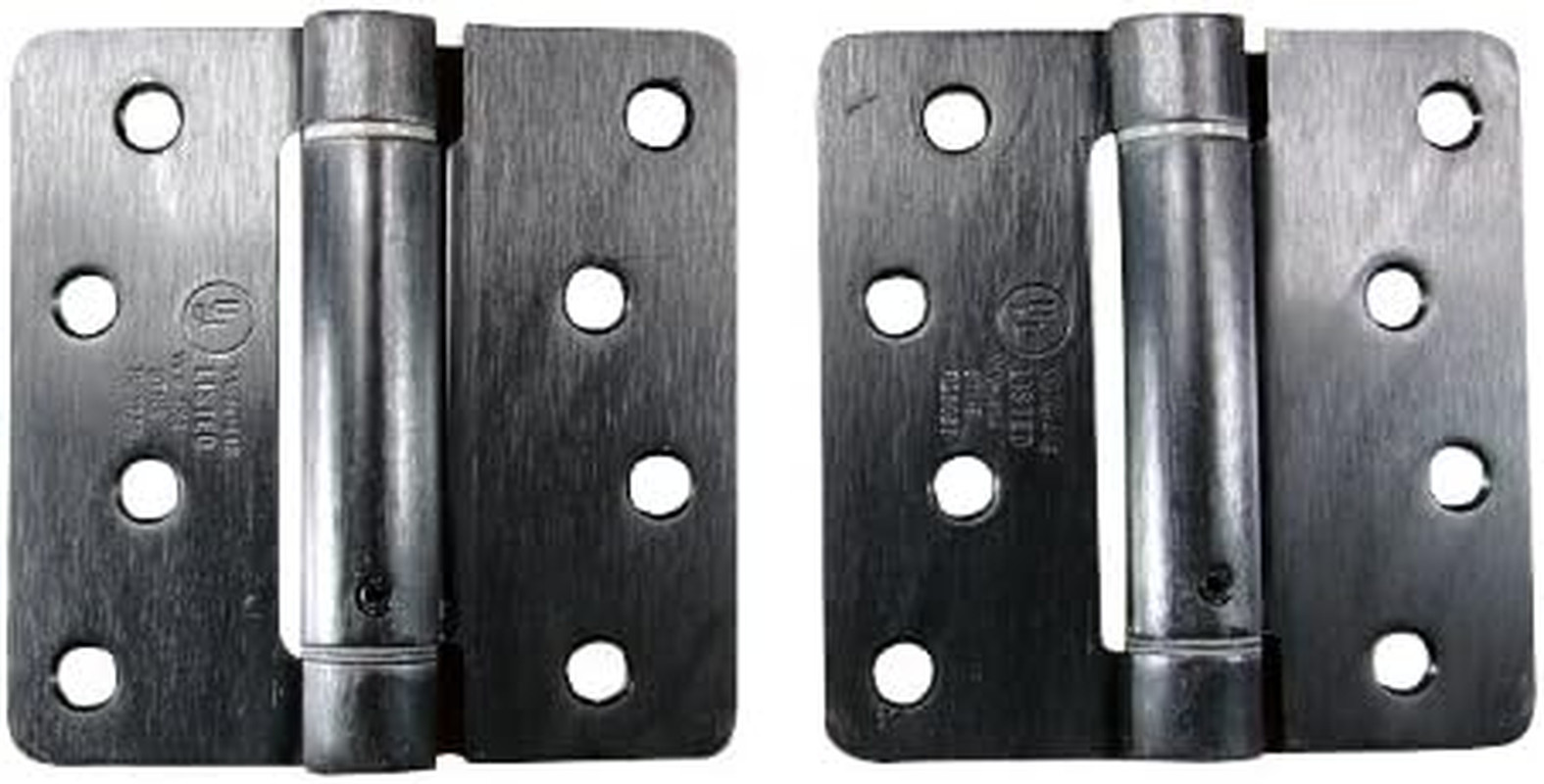 Hinge Outlet Spring Hinges, Adjustable Self Closing 4 Inch with 1/4 Inch Radius,