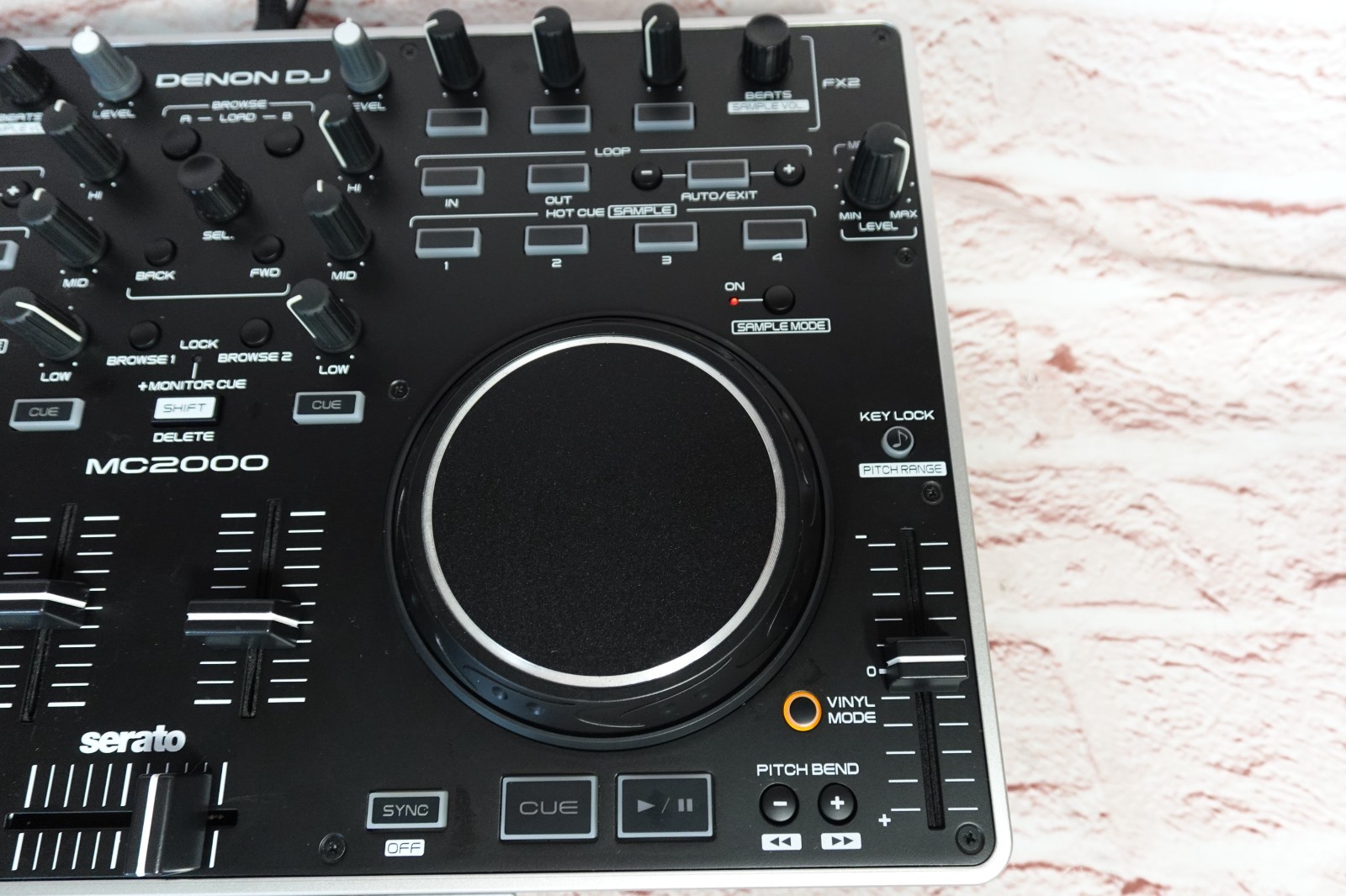 Denon MC2000 DJ Serato USB DJ Controller Dual Deck fast ship from JP unit only