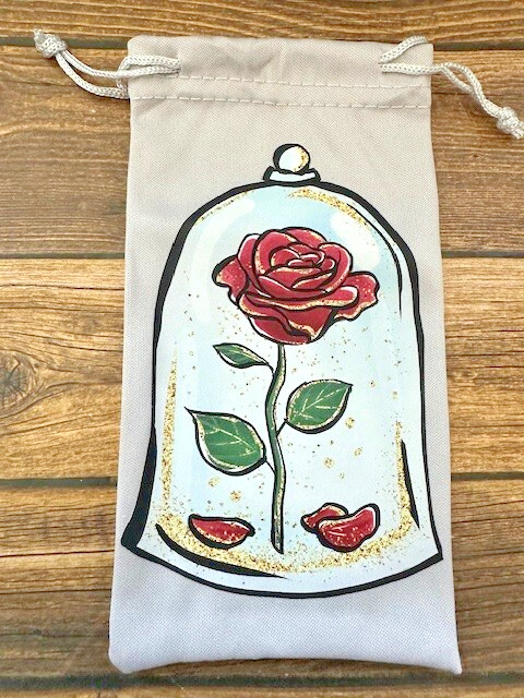 Soft Eye Sunglass Gray Accessory Pouch Pull Top Portable Rose Beauty Beast