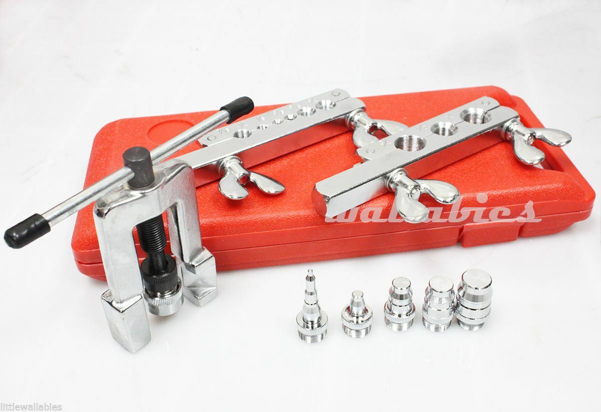 45°Traditional Extrusion Type Flaring & Swaging Tool Kit w/ case