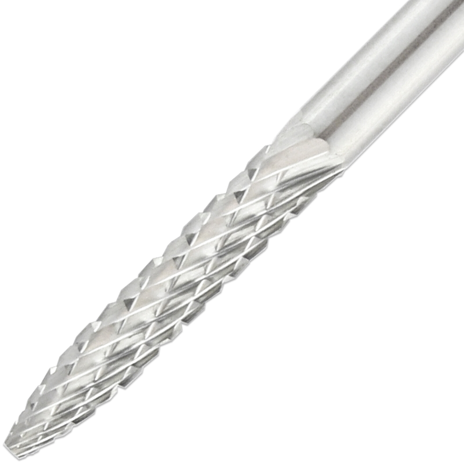 Professional Silver Under Nail Cleaner Safety Nail Carbide Drill Bit Medium Grit