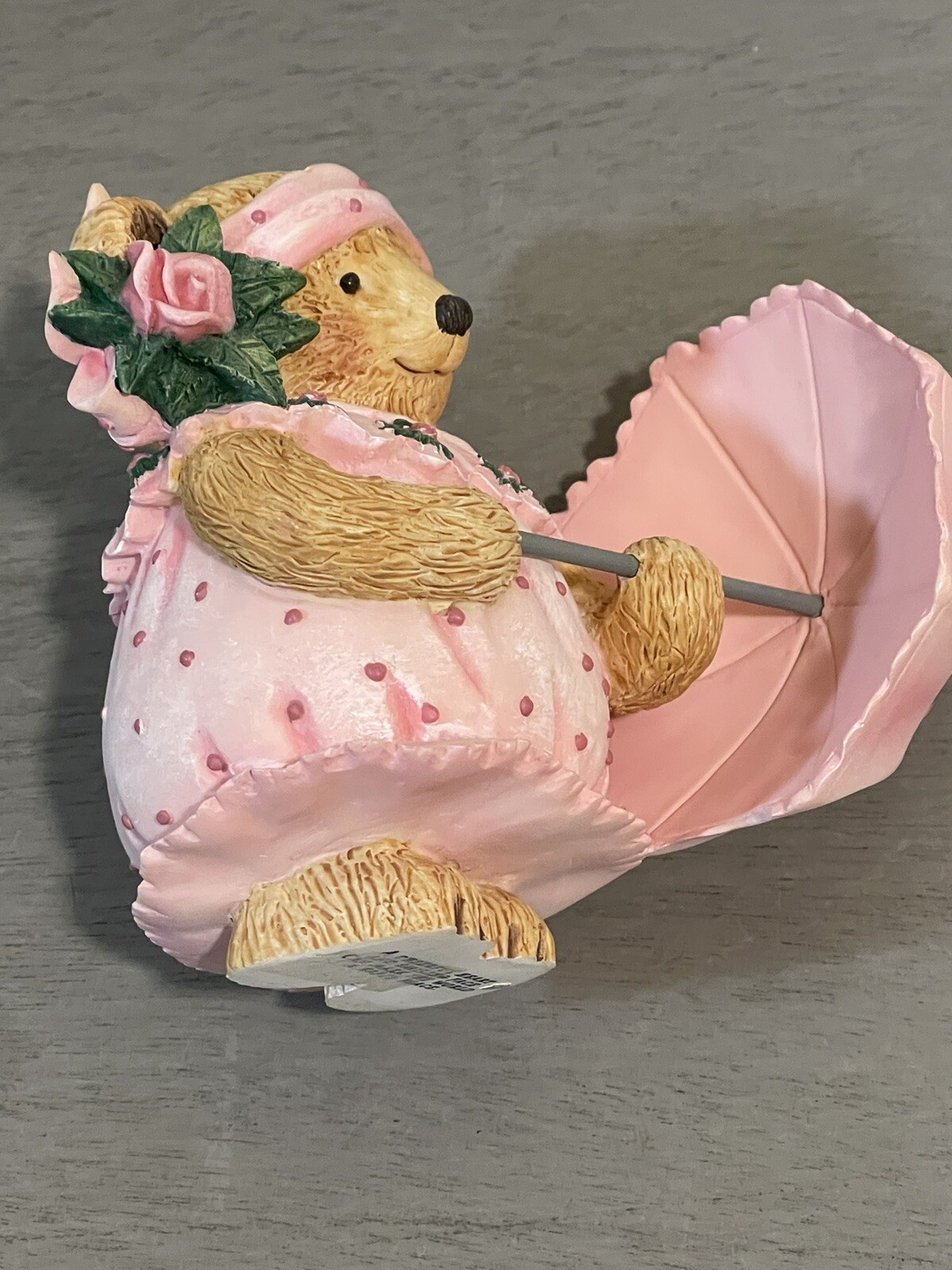Cheerful Mary Teddy Bear Pink Rose Umbrella