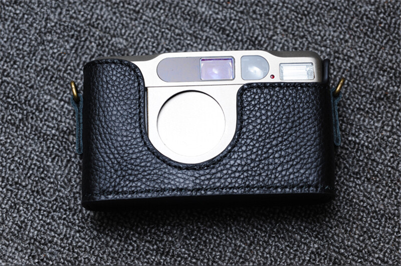 Handmade Camera Half Case Genuine Leather Protective Cover for Contax T2