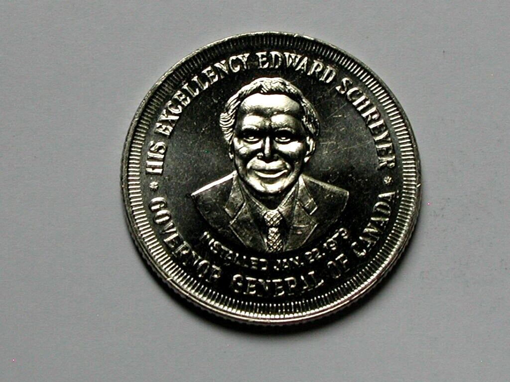 Winnipeg MB CANADA 1979 Trade DOLLAR Token with Governor General Edward Schreyer