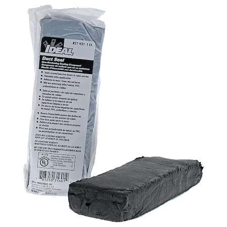 Ideal 31-601G Polymer Caulking Compound, 16 Oz, Bag, Dark Gray, Polymer Base