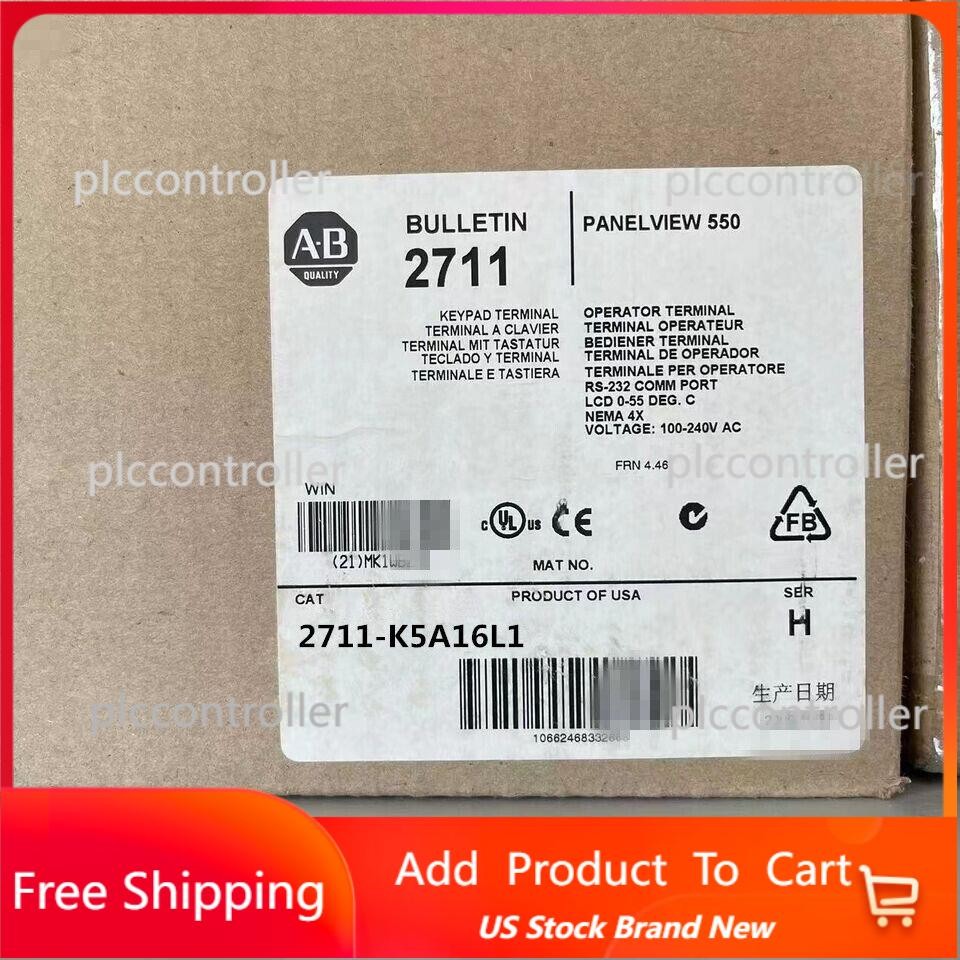 AB 2711-K5A16L1 Series Factory 2711K5A16L1 Sealing Fast Shipping  US Free Tax