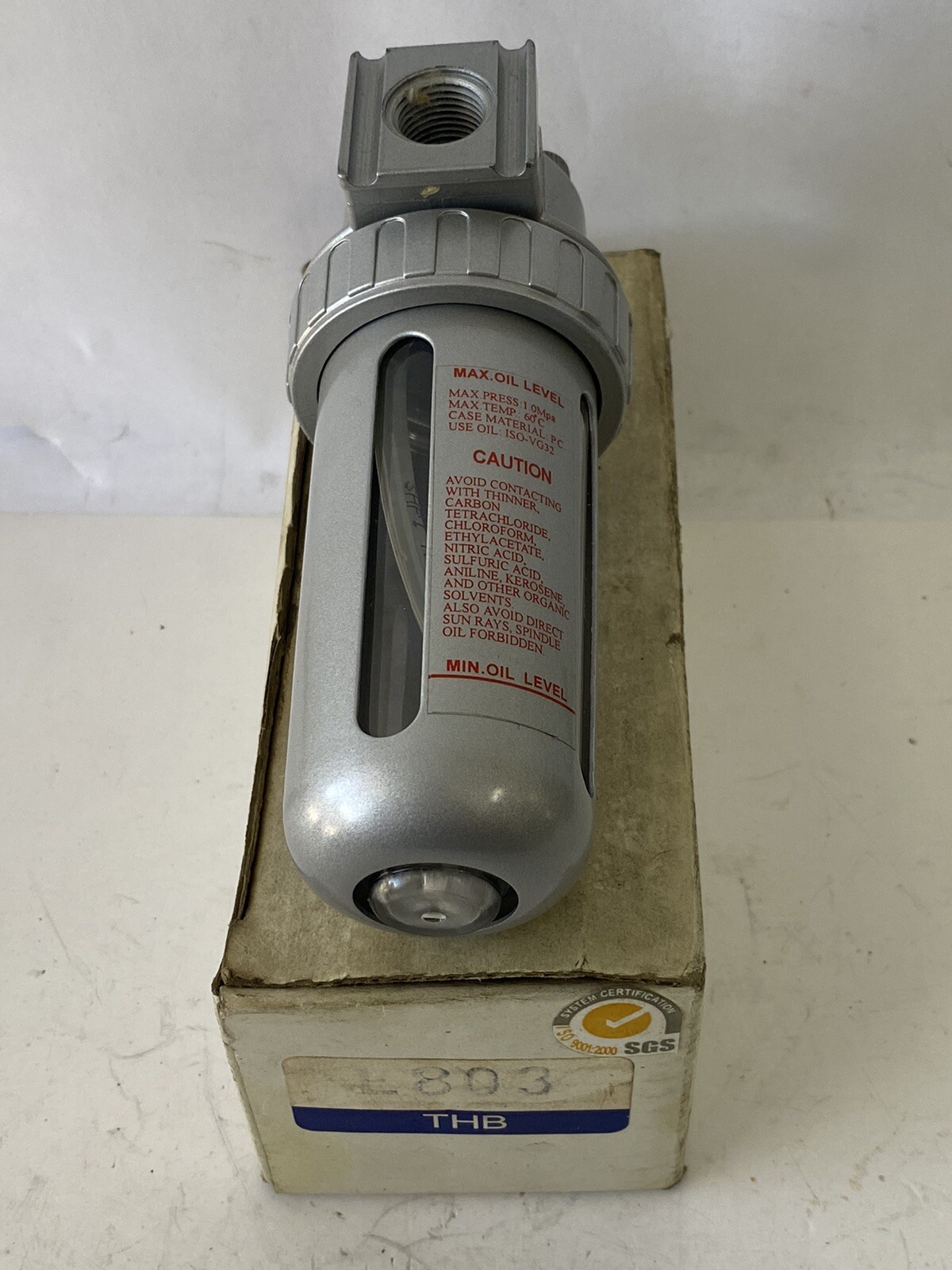 THB L803 LUBRICATOR - 3/8" FNPT / 88 CFM