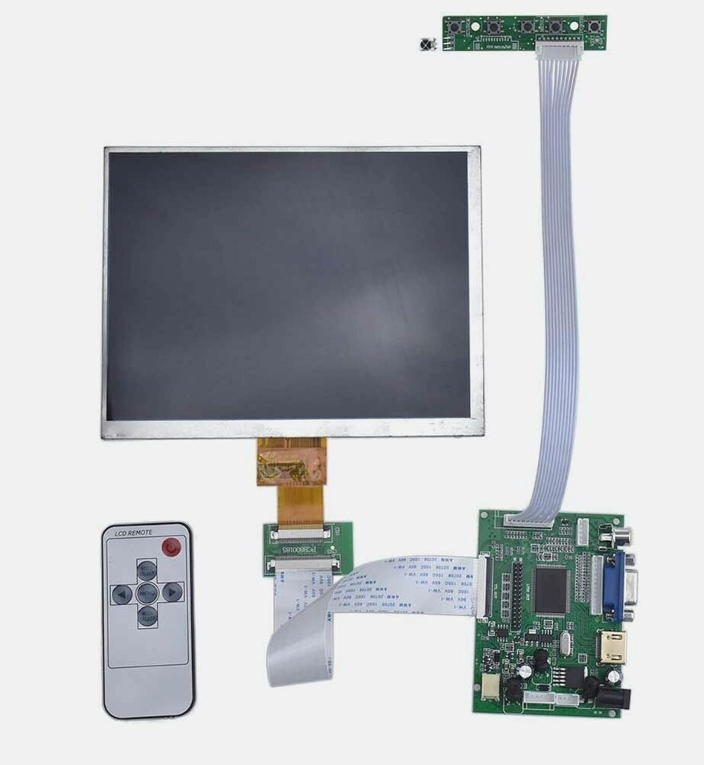 8" IPS LCD Screen Display Panel HE080IA-01D with Driver board set HDMI VGA AV