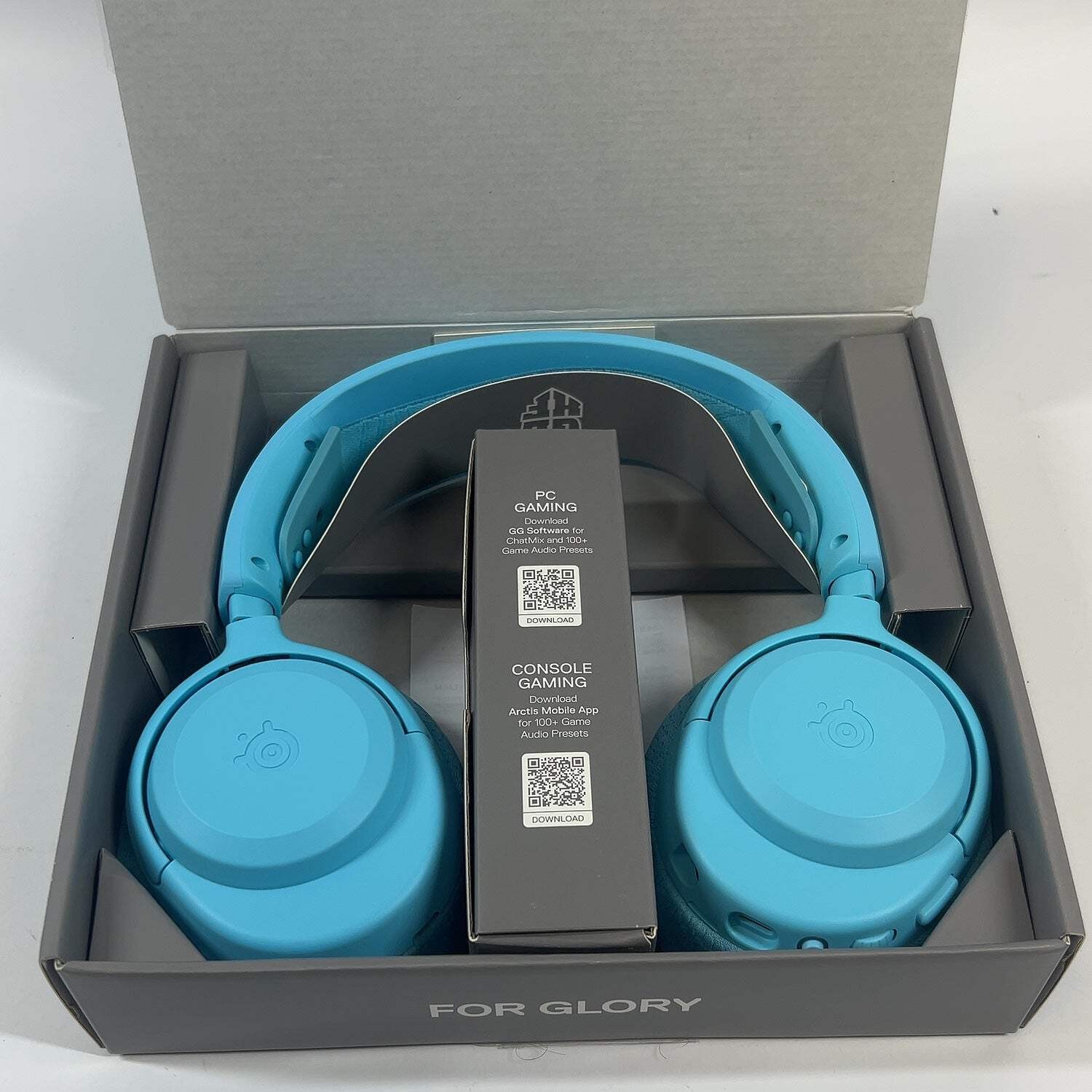 SteelSeries Arctis Nova 3 Over Ear Gaming Headset Blue HS40 WIRELESS