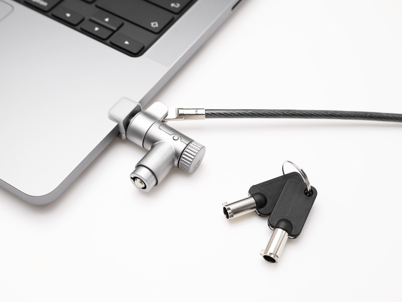 Security Lock Key Type 6Ft Steel Cable For MacBook Pro 14/16 Inch Models