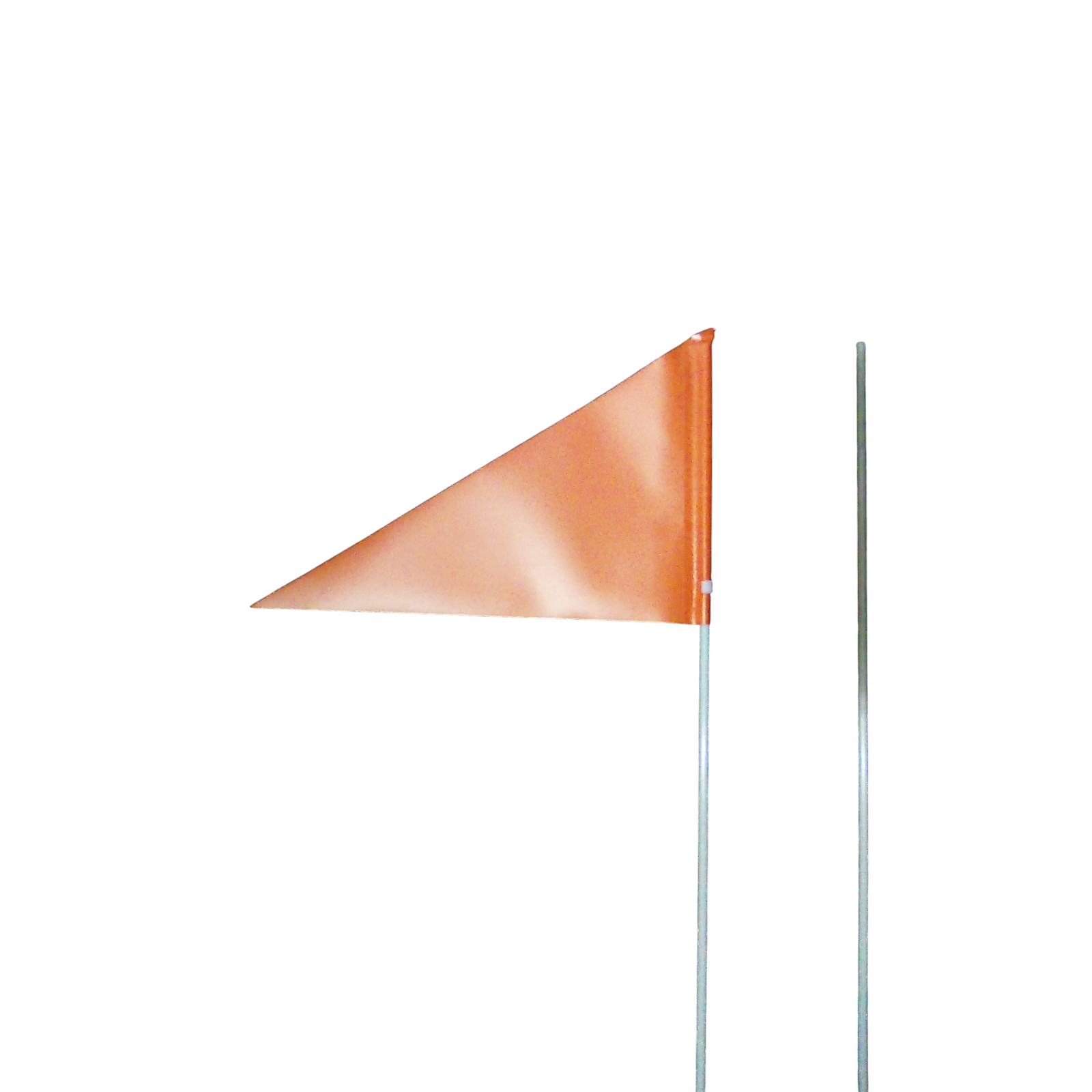 Mobility Scooter Safety Flag, Orange, 72" high, Large, Vinyl