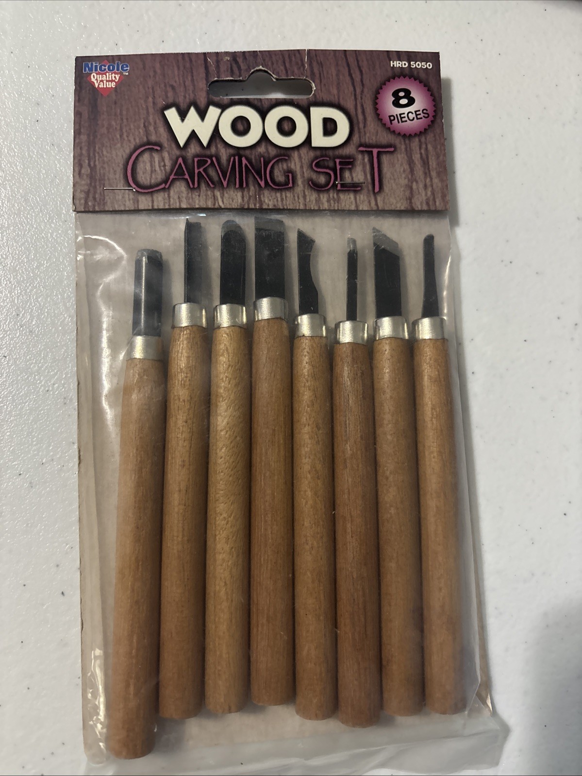 Nicole Wood Carving Kit 8 Piece
