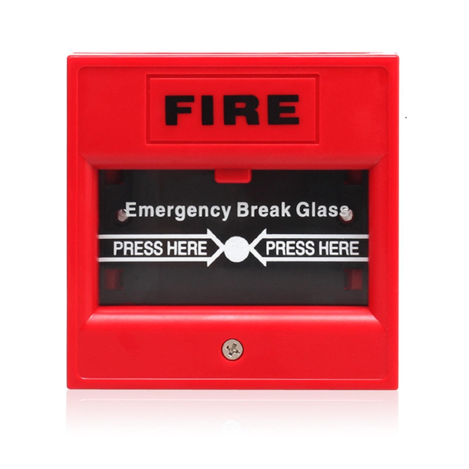 24-220V Emergency Door Release Button Fire Alarm Break Glass Exit Release Switch