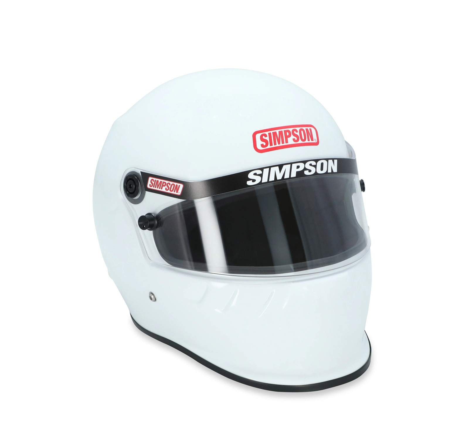 Simpson Racing 7950031 SD1 Dirt Track Helmet - Snell SA2020 - White - Adult LRG