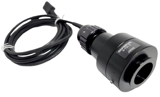 Olympus U-TV1X C-Mount Adapter, U-CMAD3 Low Profile Flange & Camera