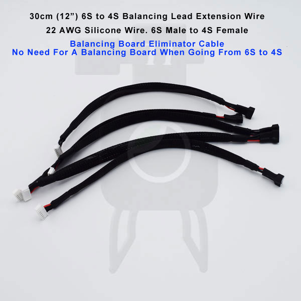 JST / JST-XH 6S To 4S Balance Wire Conversion Cable For Lipo Batteries*5 Cables*
