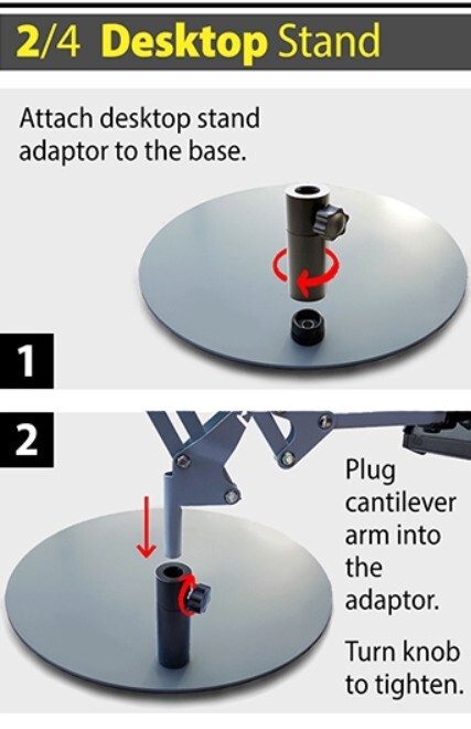 MaximoLife Tablet Stand Desktop Stand Base Adaptor
