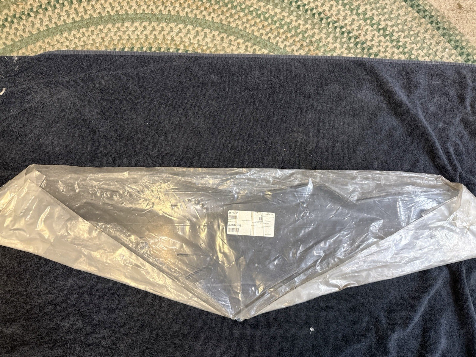 Polaris Fusion Low Flat Red Windshield Genuine Oem Model No. 2875496