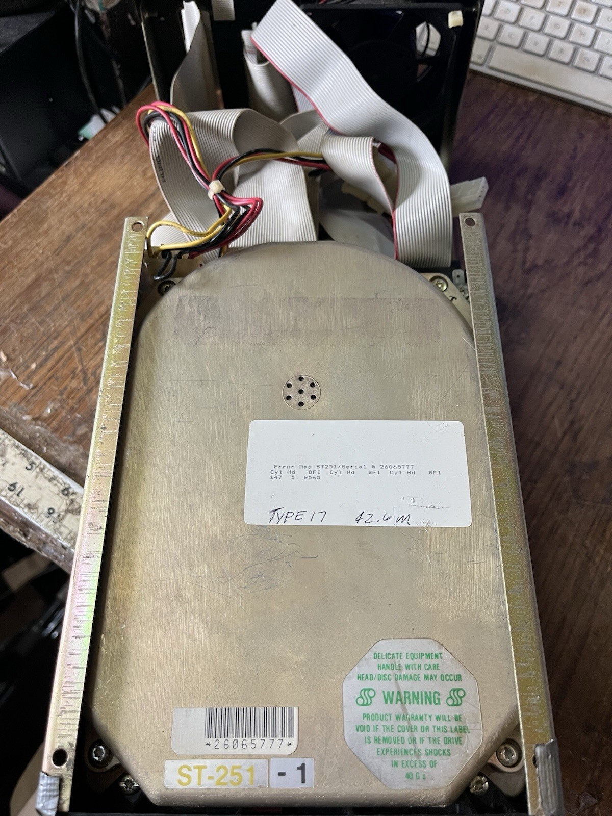 vtg 80’s atari st IBM Apple? external hardrive powers on untested Sold As Is