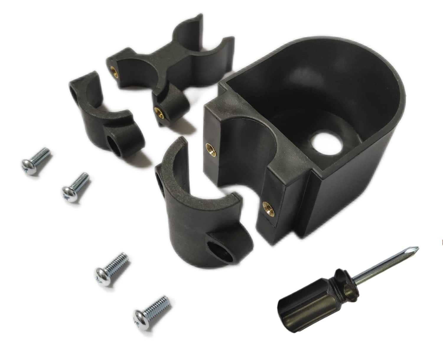 Cane Holder for Rollator or Walker 6 Piece Set, Extended Cane Holder - Walking S