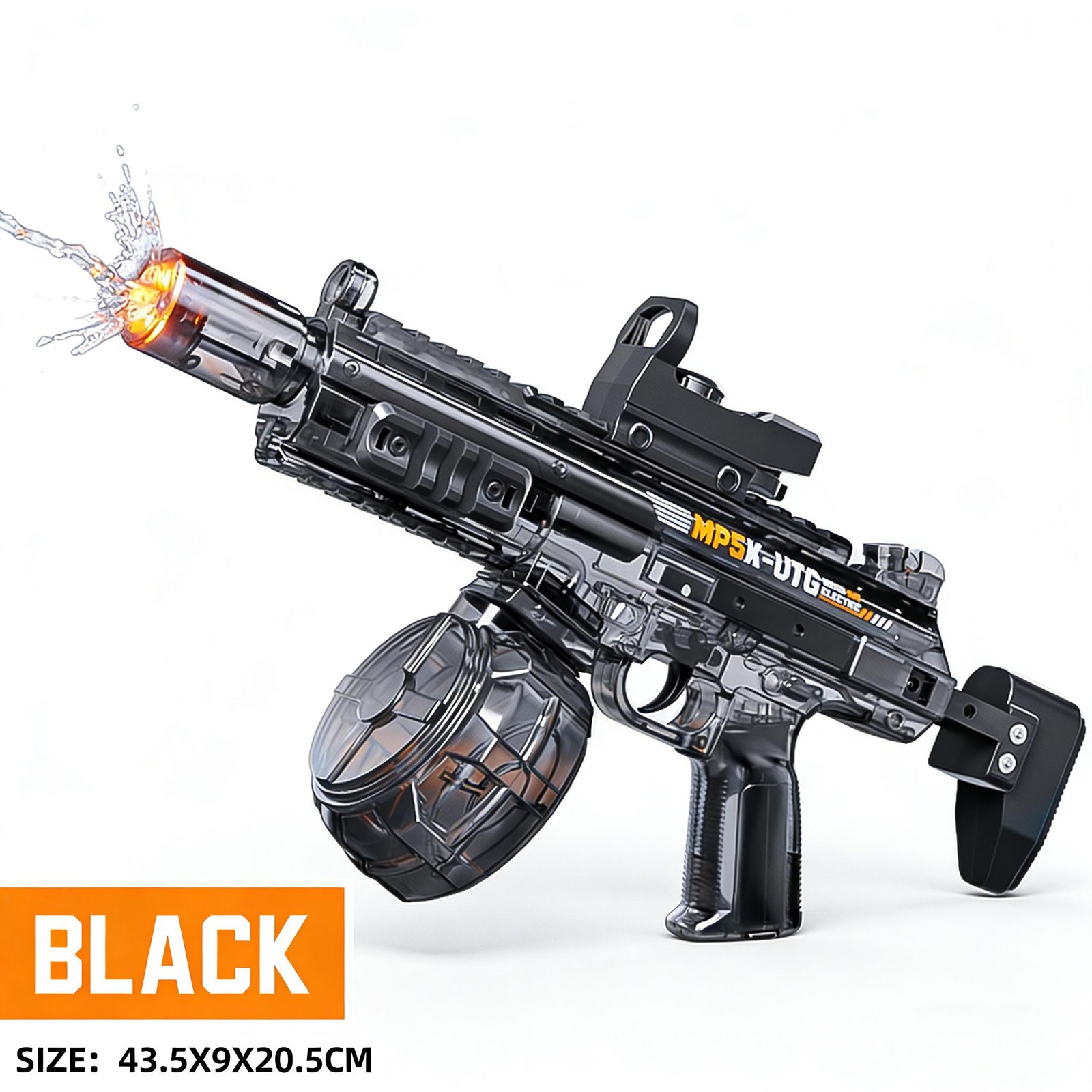 Simulated Firing and Recoil Electric Water Gun Toys Children Automatic Sensor