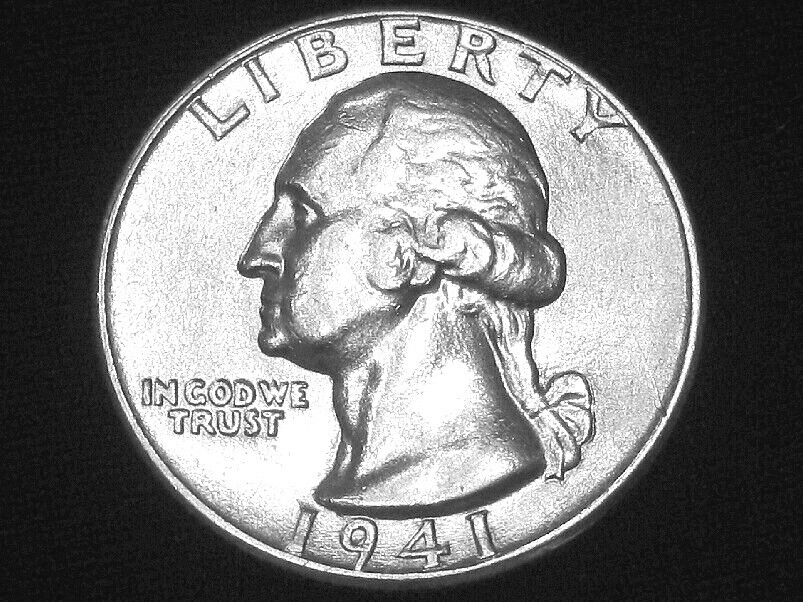 1941 Washington Quarter --- Almost Uncirculated