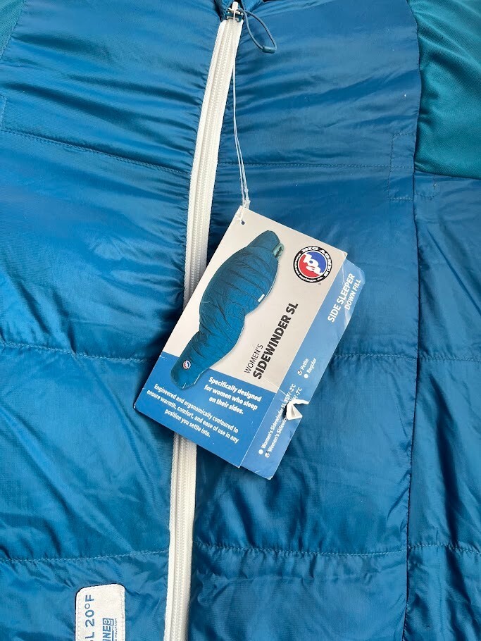 Big Agnes Sidewinder SL Sleeping Bag - 20 Down - Used
