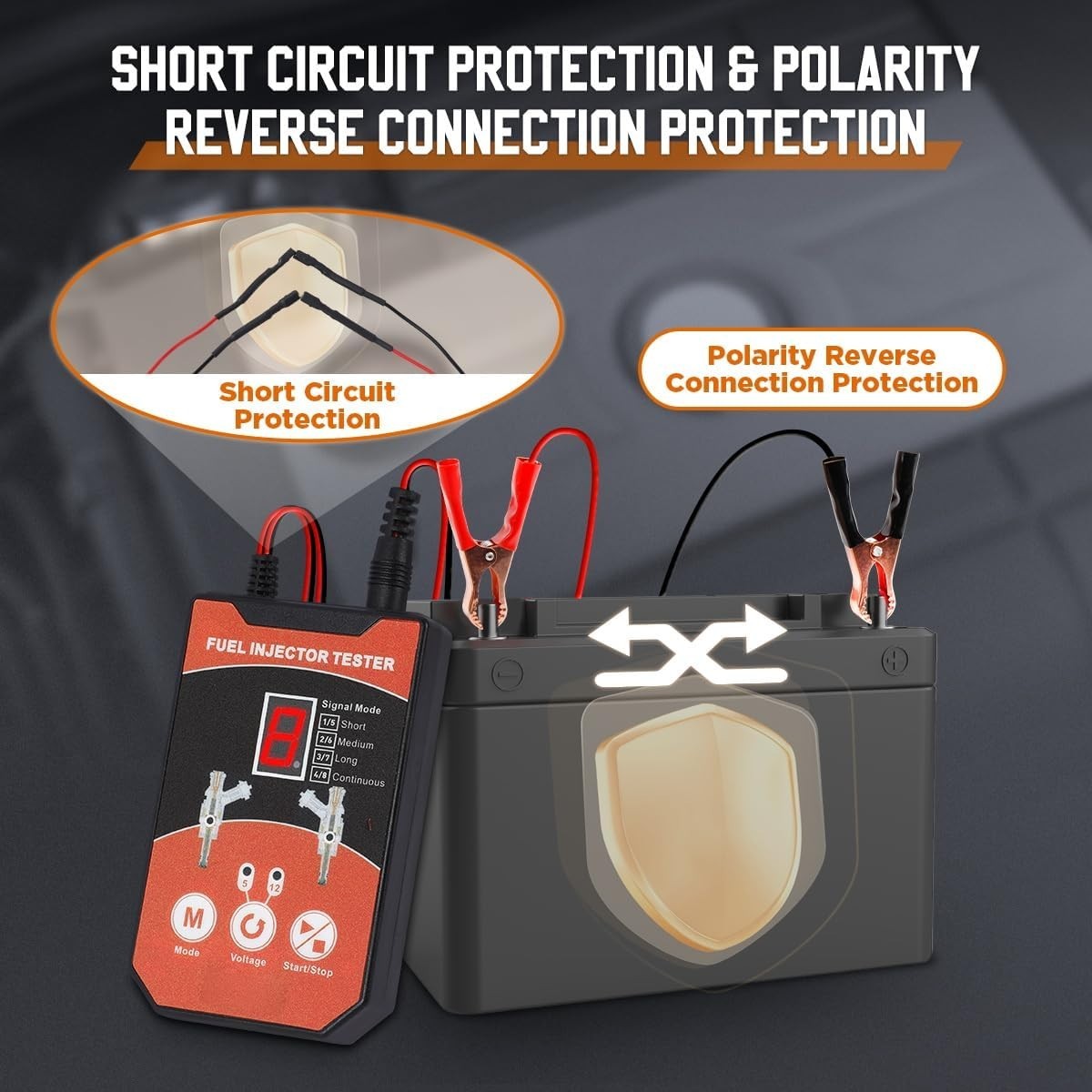 8 Pulse Modes Fuel Injector Cleaner Kit: Efficient Diagnostic Tool for Mechanics