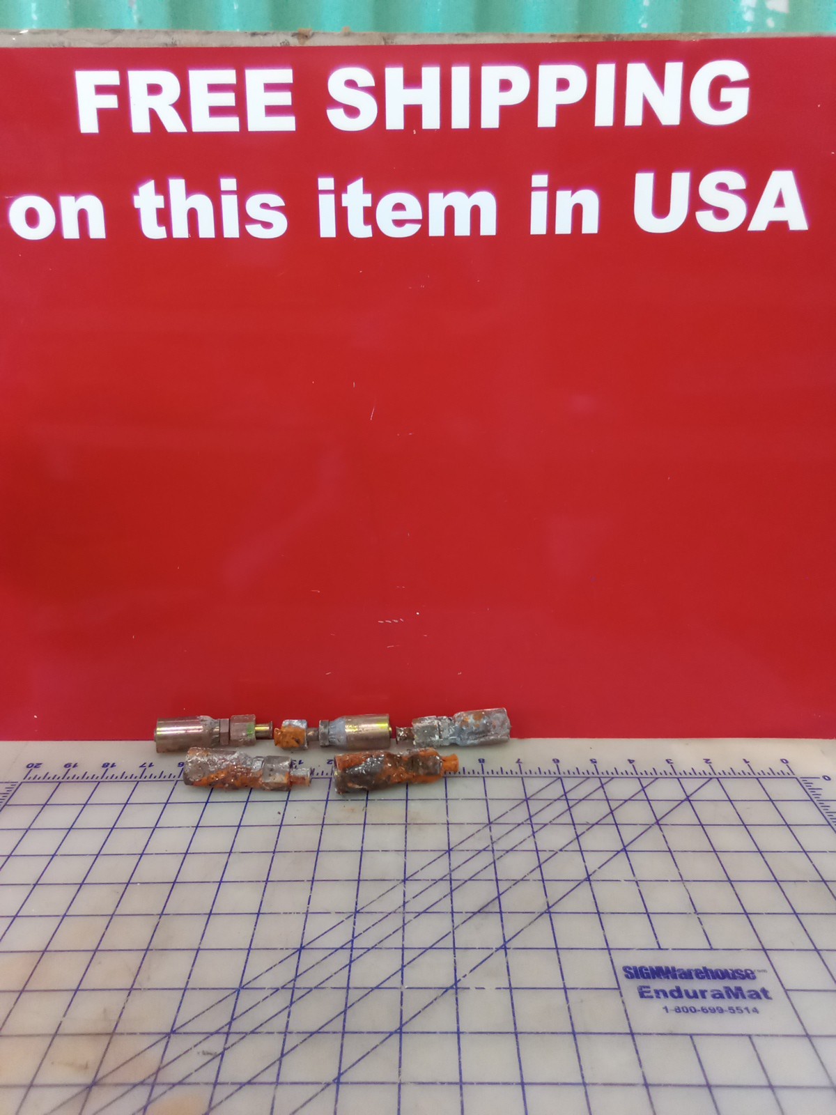 Dayco Hydraulic Fittings 108345, Set Of 5, Rusty From Storage, Free Shipping