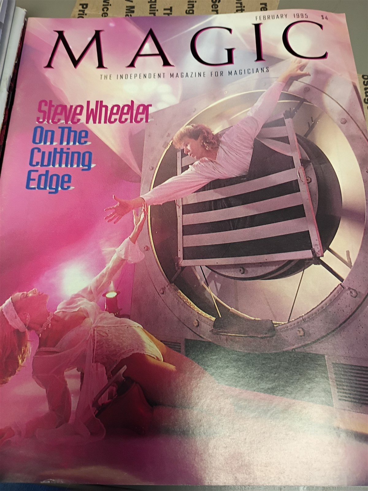 Steve Wheeler Cutting Edge Magic Magazine Issue February 1995 #12