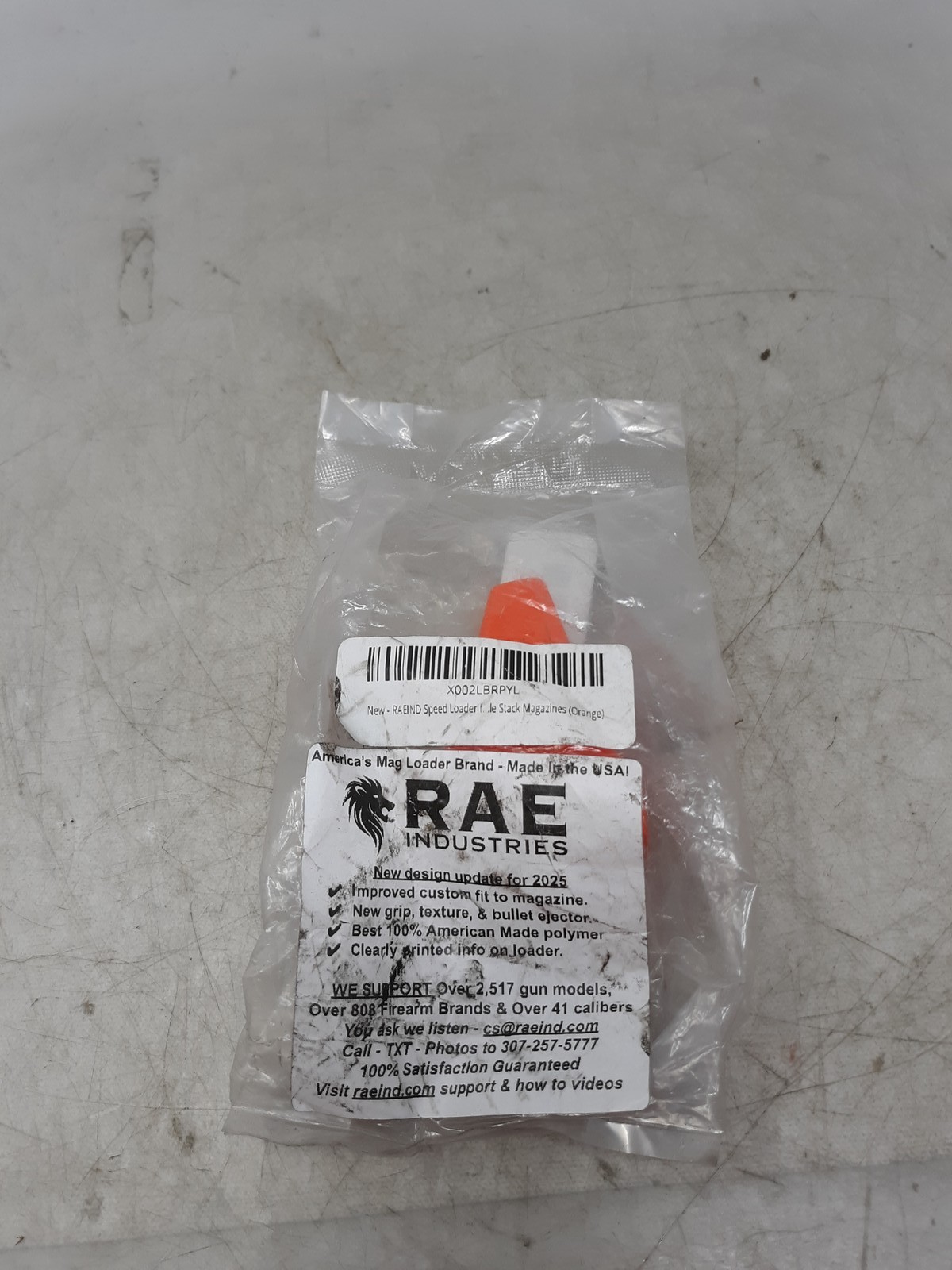 RAE Industries Magazine Speed Loader – Orange – Fits Smith & Wesson M&P M2.0 Com