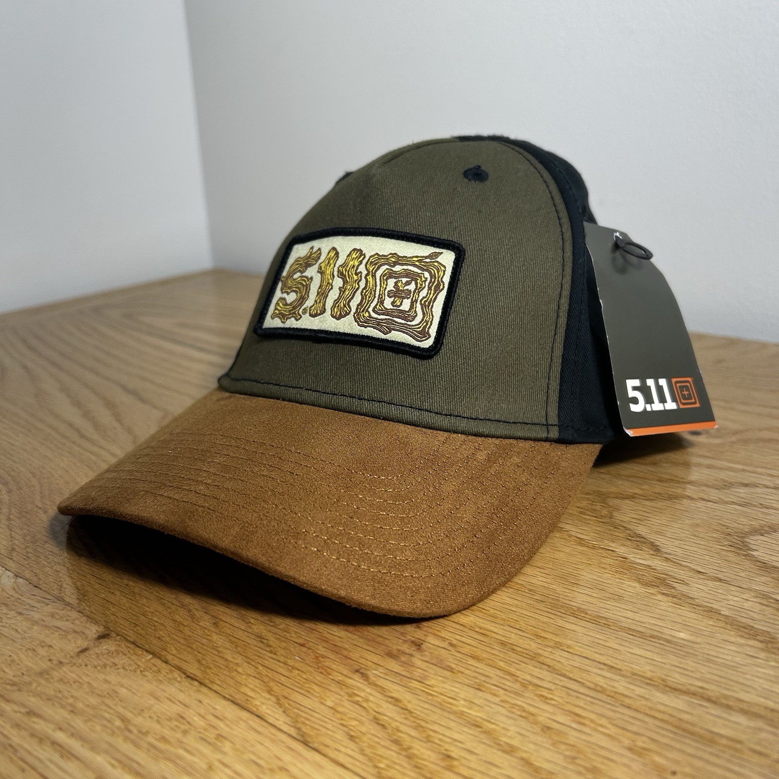 NEW 5.11 Tactical Sticks and Stones SnapBack Hat Cap Green Brown Black Prep